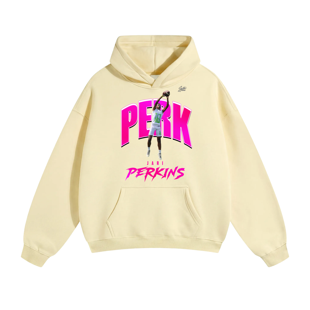Jari Perkins Oversize Fleeced Hoodie