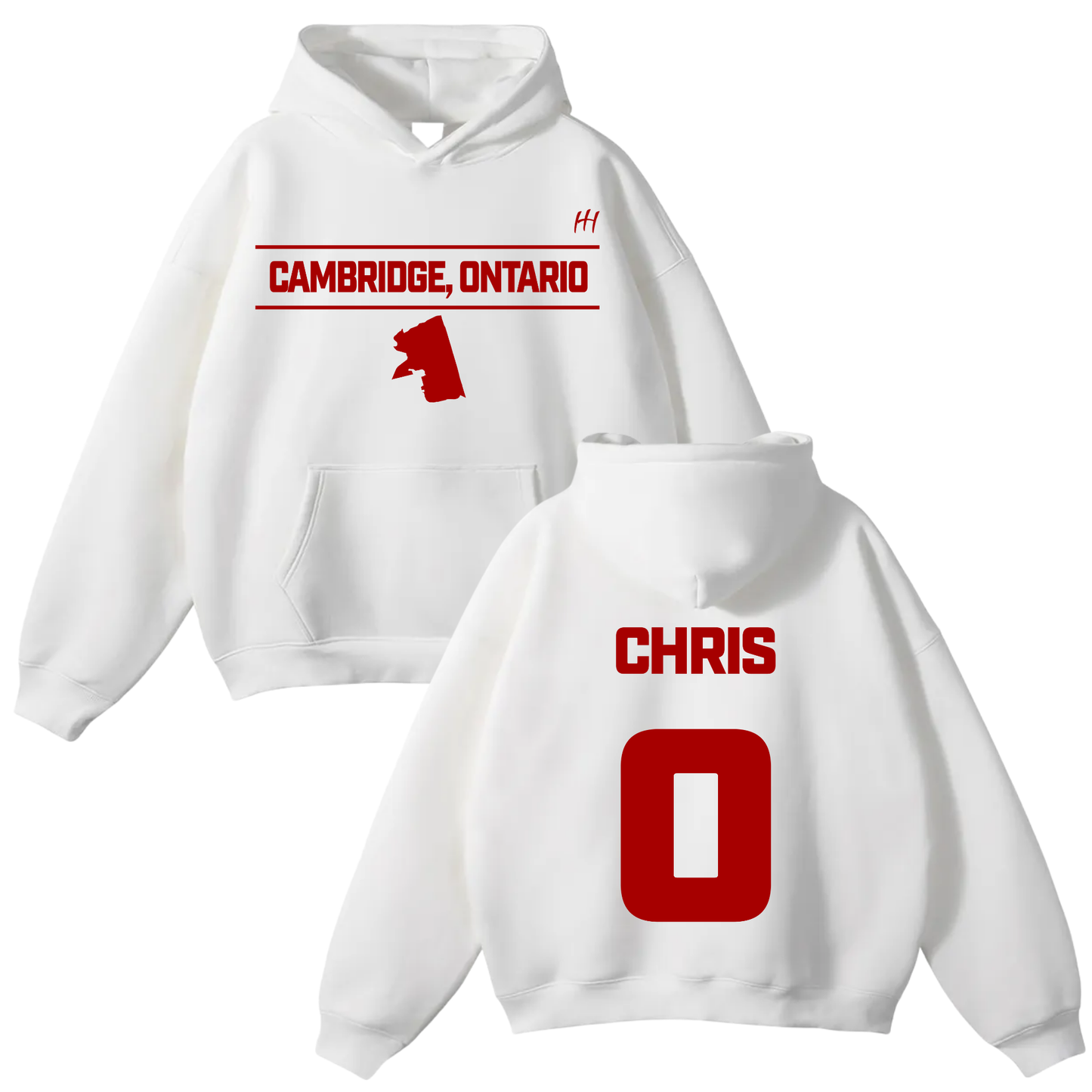 Christopher Brown Oversize Fleeced Hoodie