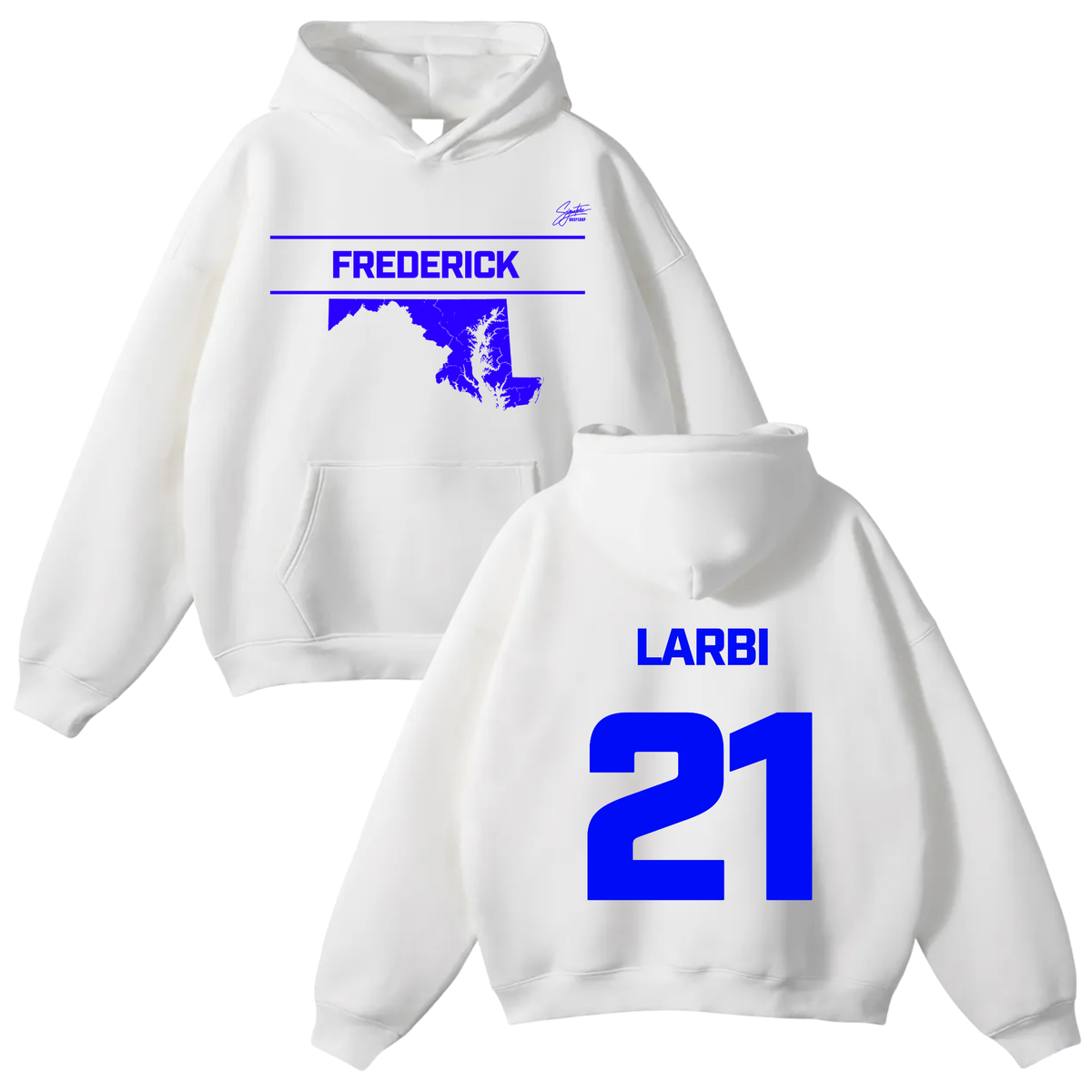 Sam Larbi Oversize Fleeced Hoodie
