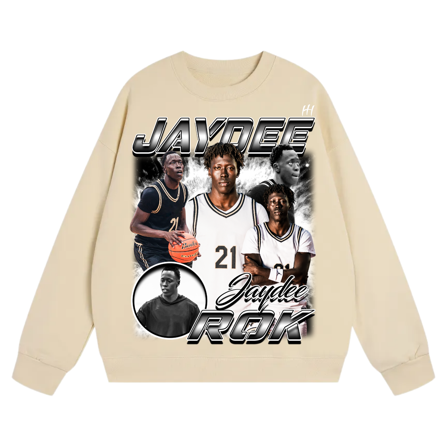Jaydee Rok Heavyweight Crewneck Sweatshirt
