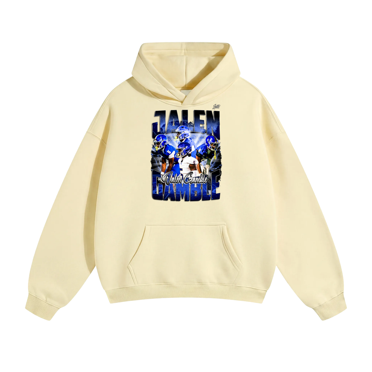 Jalen gamble Oversize Fleeced Hoodie
