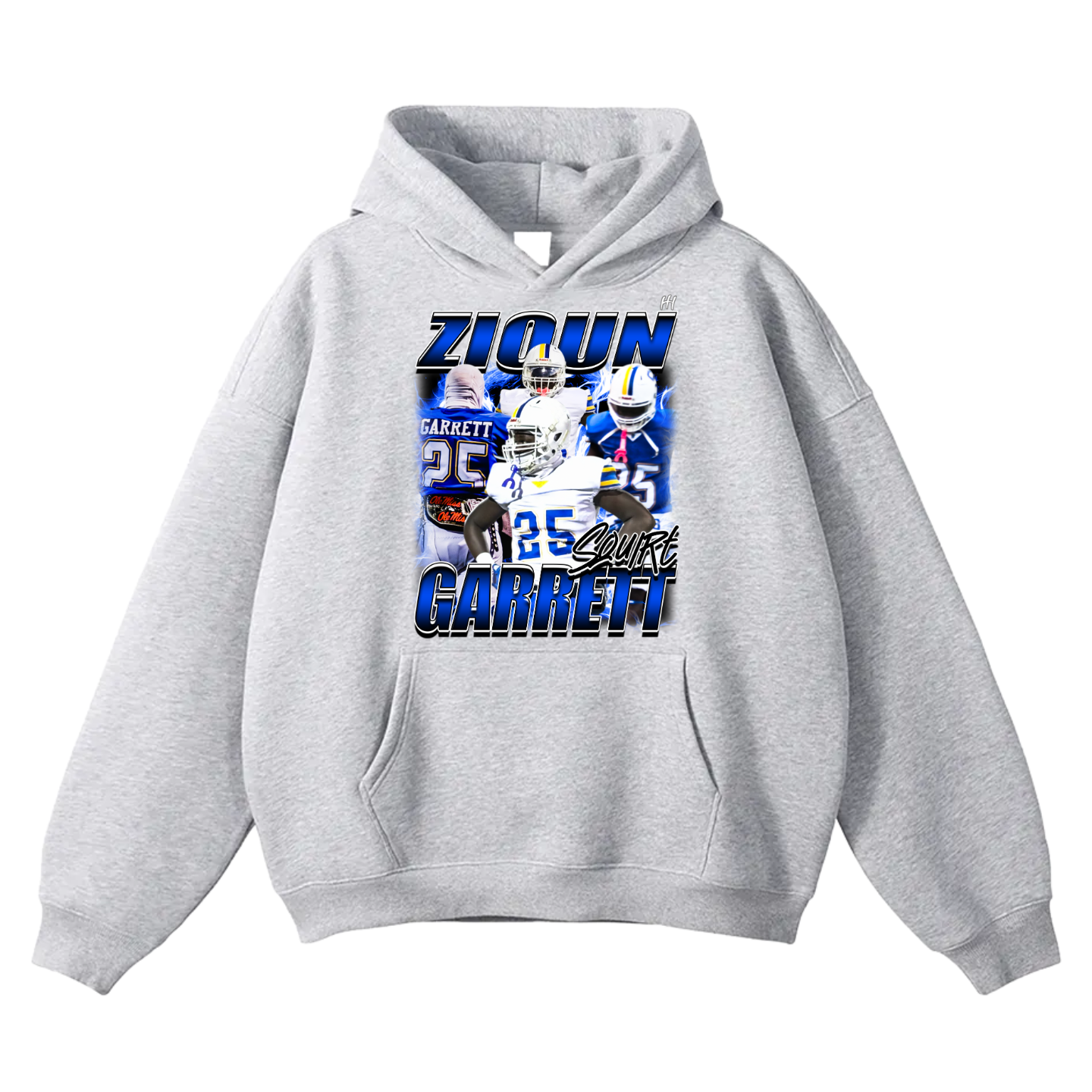 Zioun Garrett Oversize Fleeced Hoodie