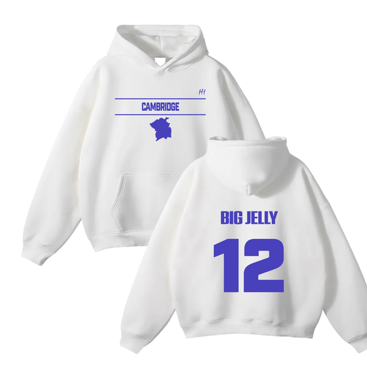Jeffery White Jr Oversize Fleeced Hoodie