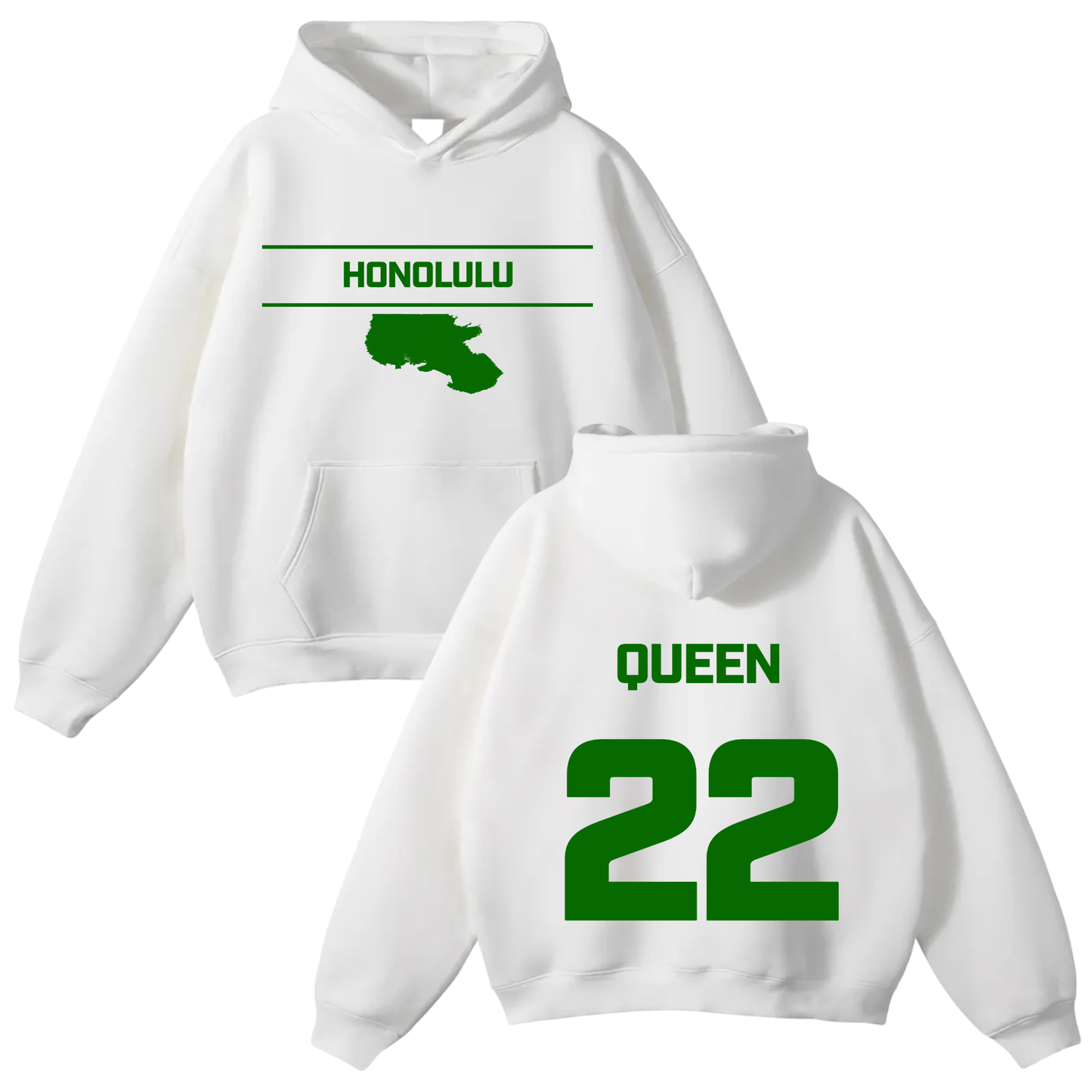 Kai Queen Oversize Fleeced Hoodie