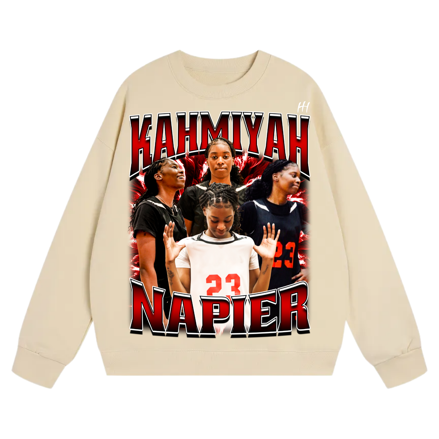 Kahmiyah Napier Heavyweight Crewneck Sweatshirt