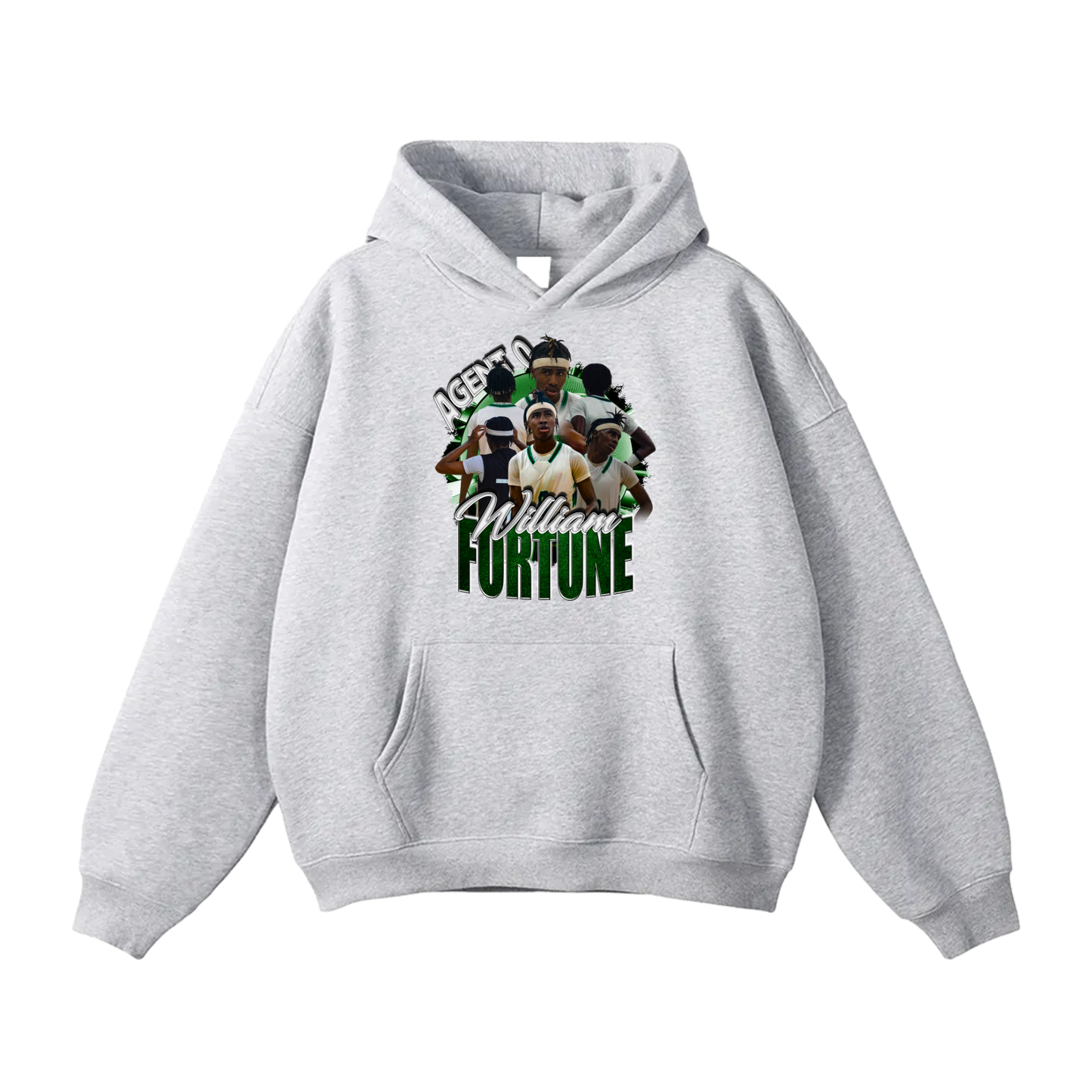 William Fortune Oversize Fleeced Hoodie