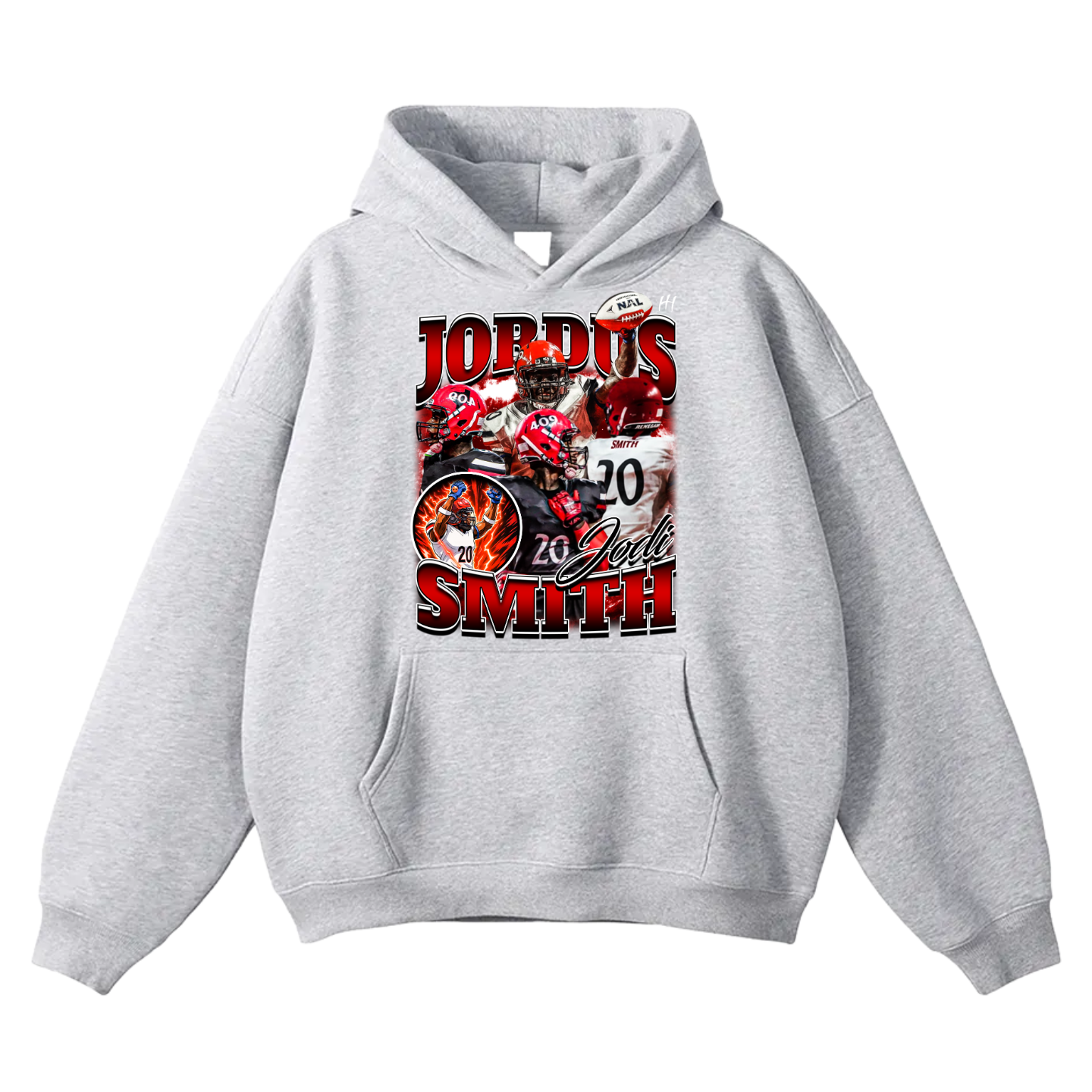 Jordus Smith Oversize Fleeced Hoodie