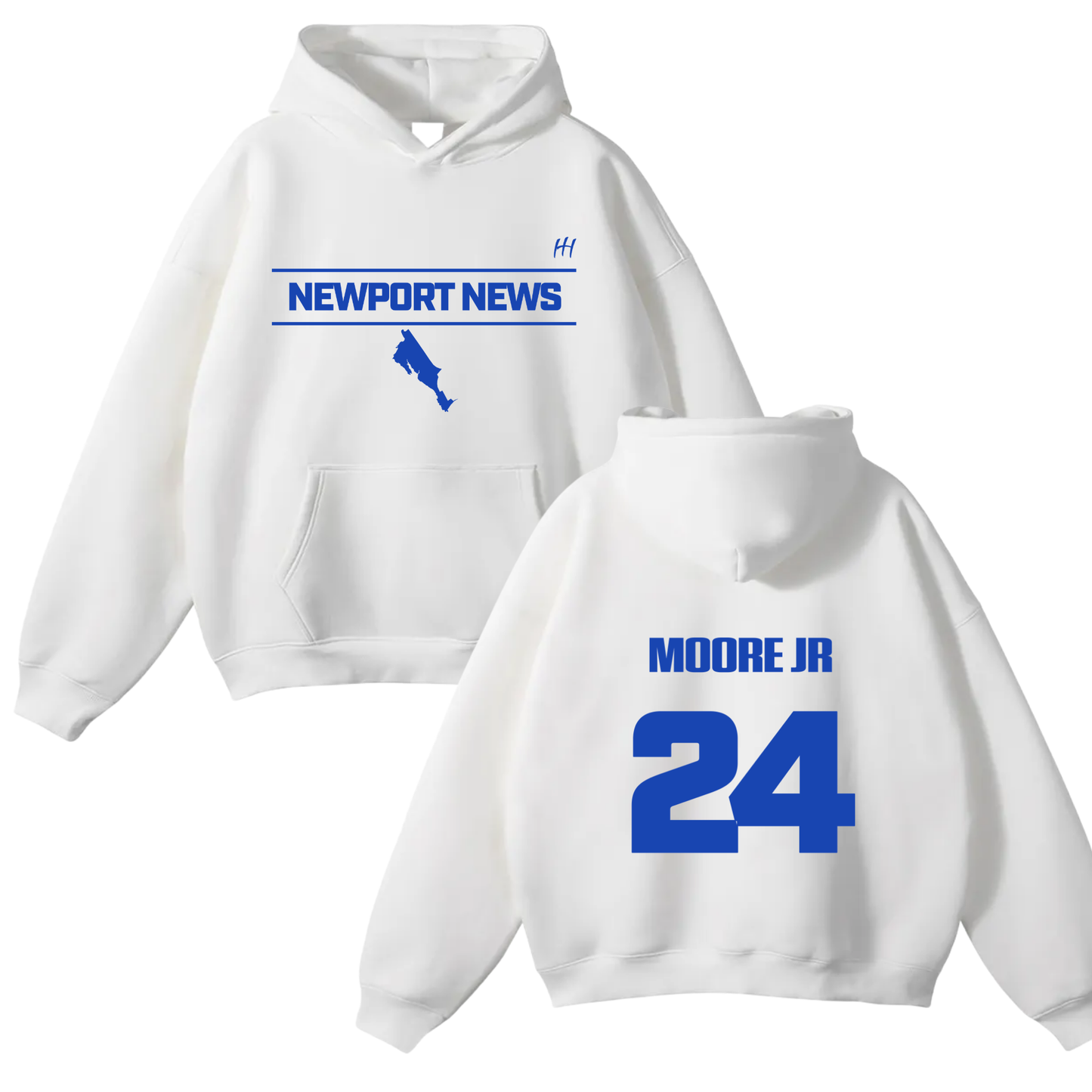 Dale Moore Jr Oversize Fleeced Hoodie