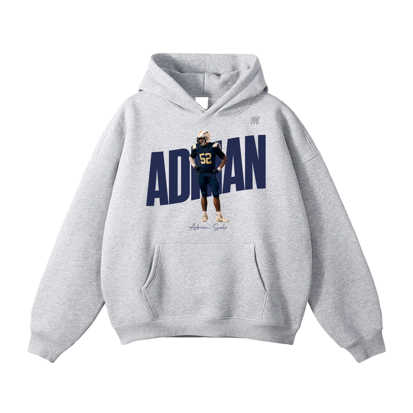 Adrian Seals Oversize Fleeced Hoodie