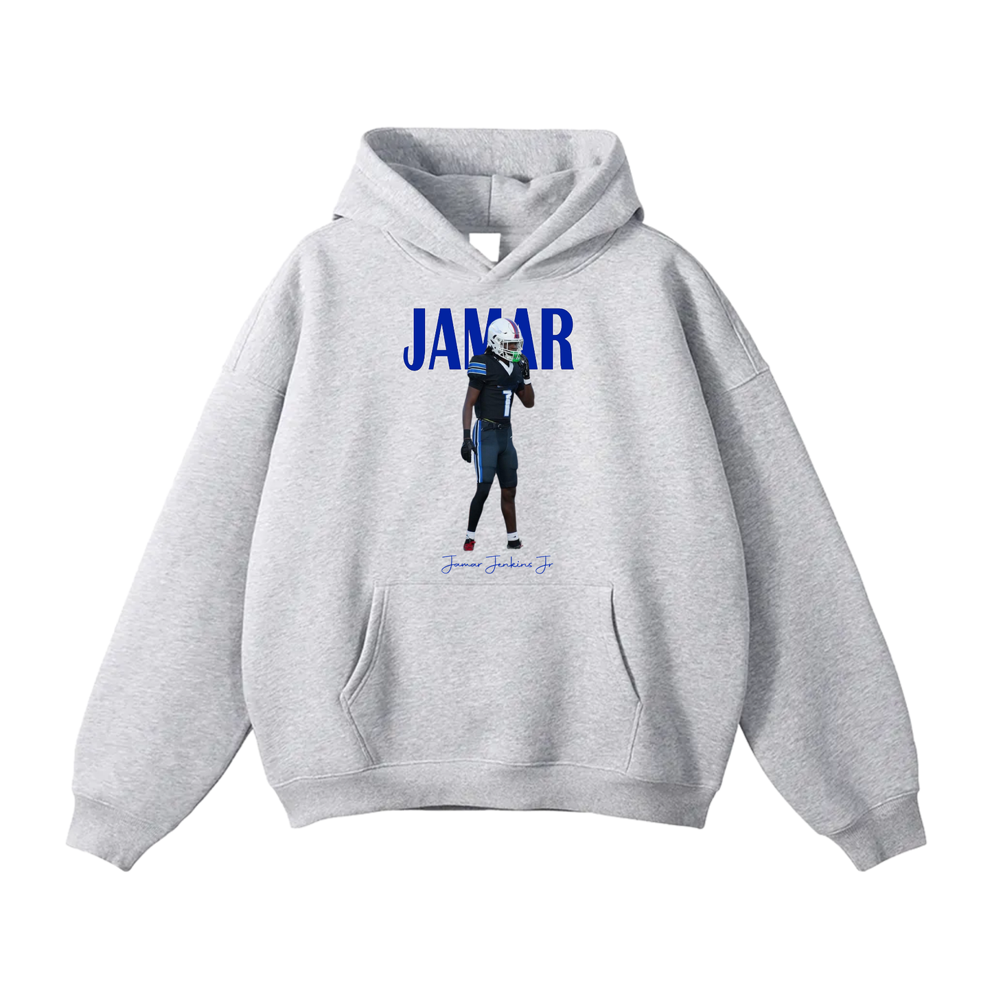 Jamar Jenkins Jr Oversize Fleeced Hoodie