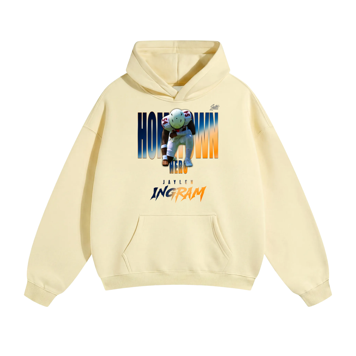Jaylen Ingram Oversize Fleeced Hoodie