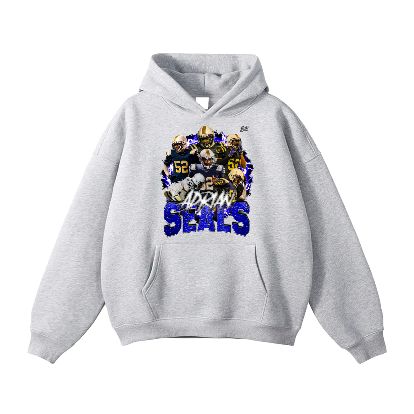 Adrian Seals Oversize Fleeced Hoodie