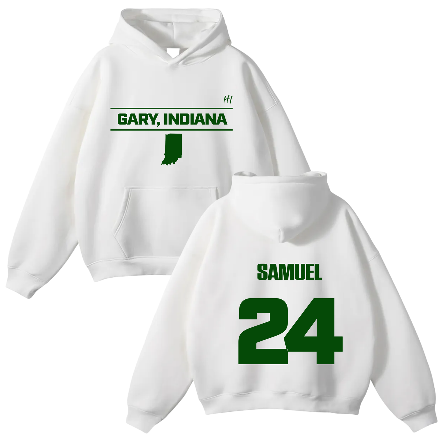 Samuel Jerome Strong Jr Oversize Fleeced Hoodie