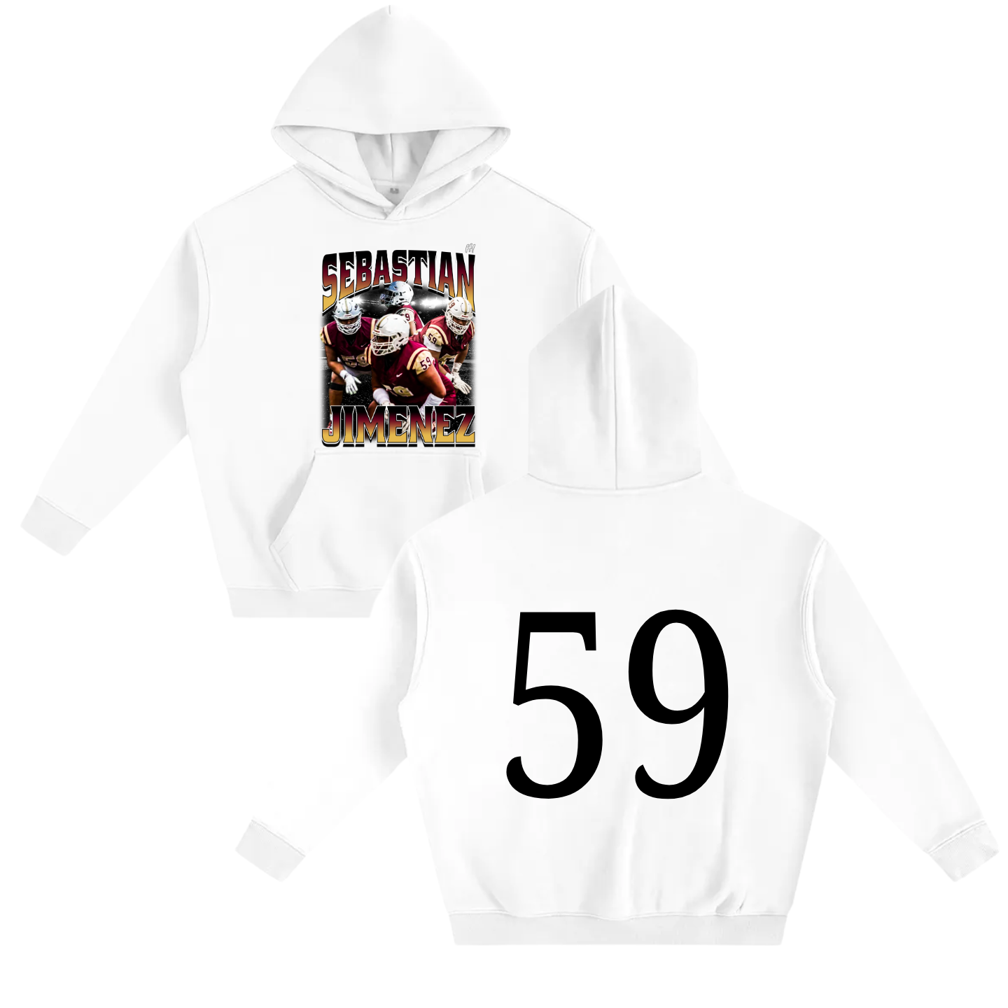 Sebastian Jimenez Oversize Fleeced Hoodie