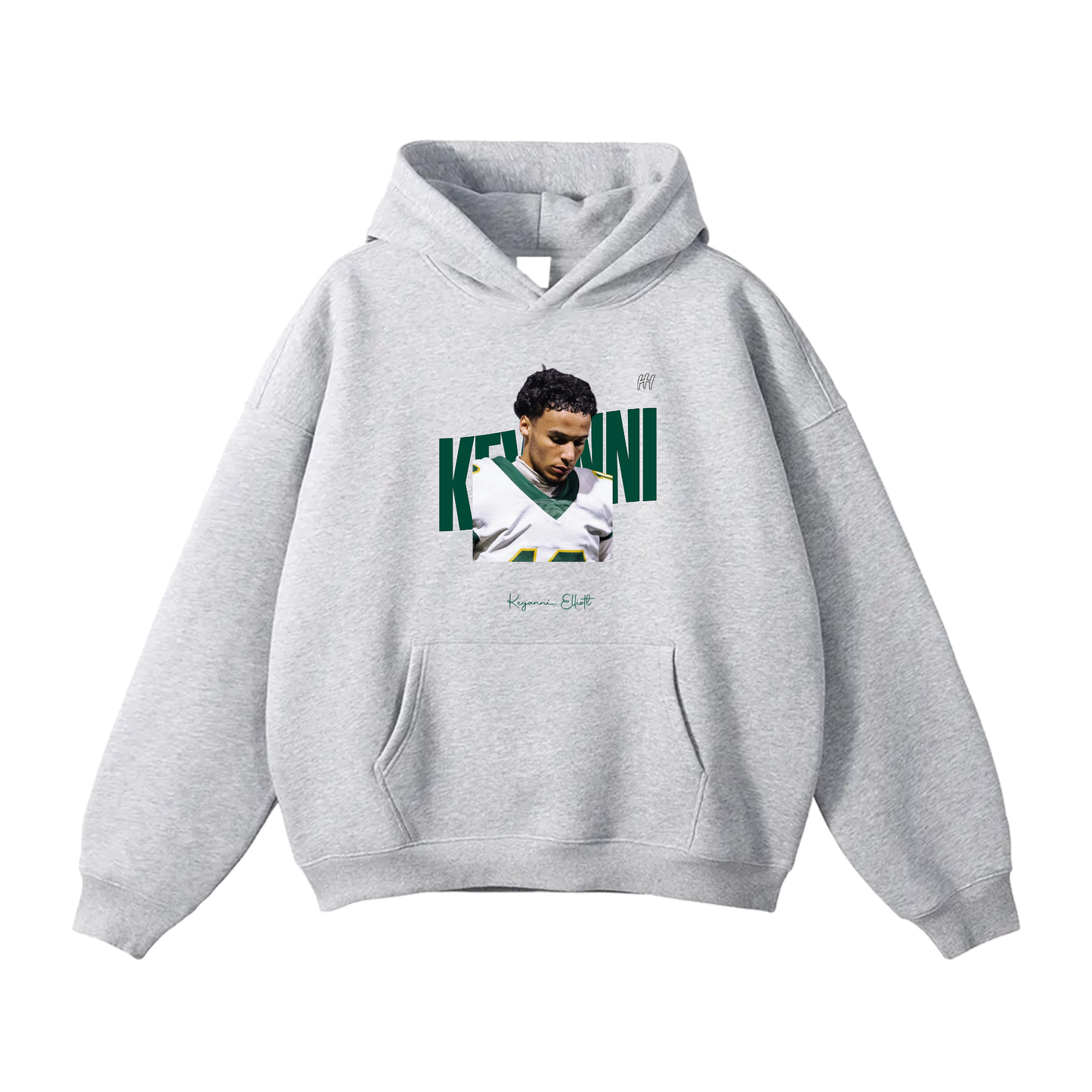 Keyanni Elliott Oversize Fleeced Hoodie