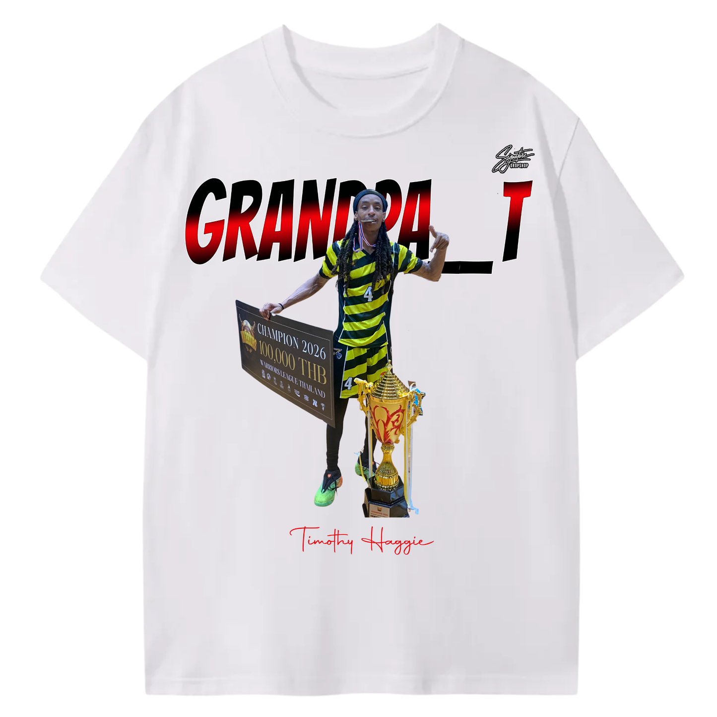 Timothy Haggie T-shirt