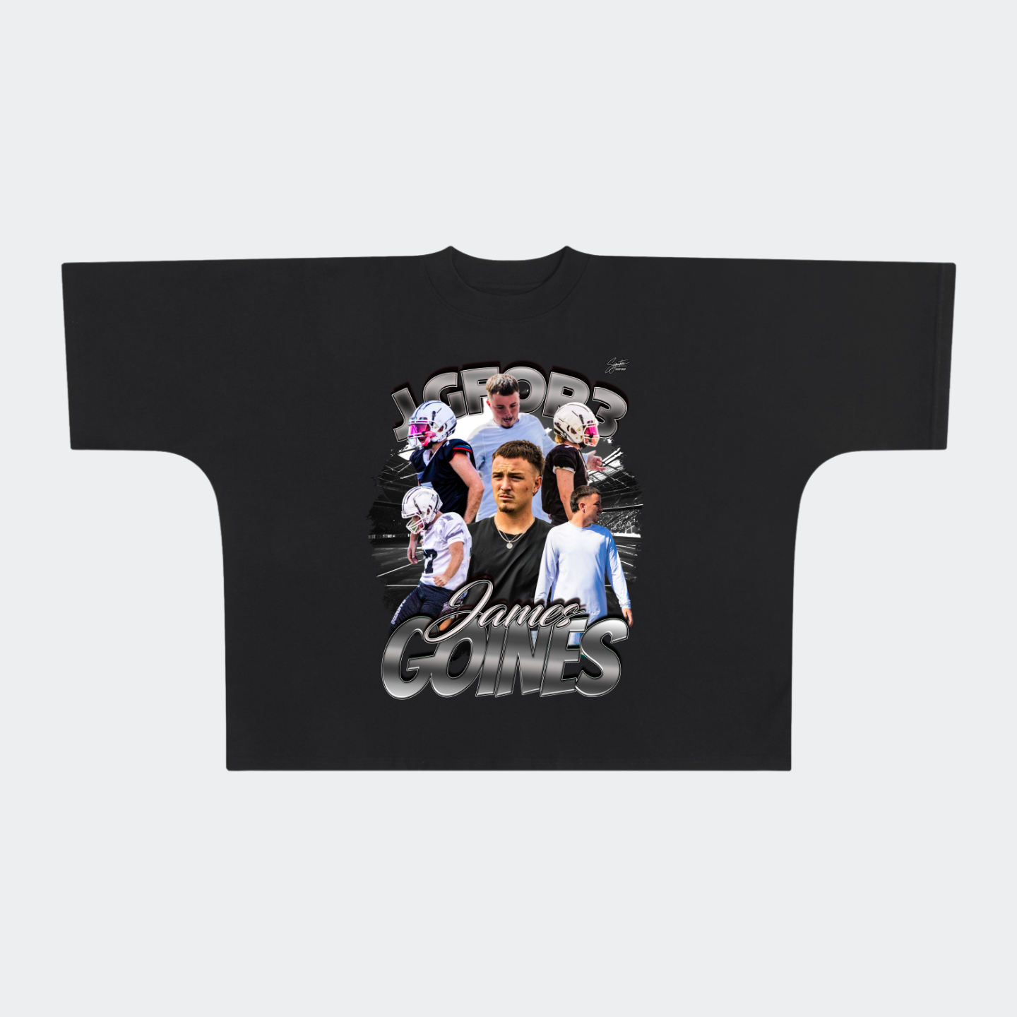 James Goines Premium Drop Shoulder/Boxy Tee