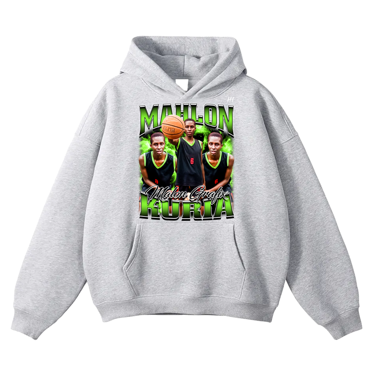 Mahlon Kuria Oversize Fleeced Hoodie