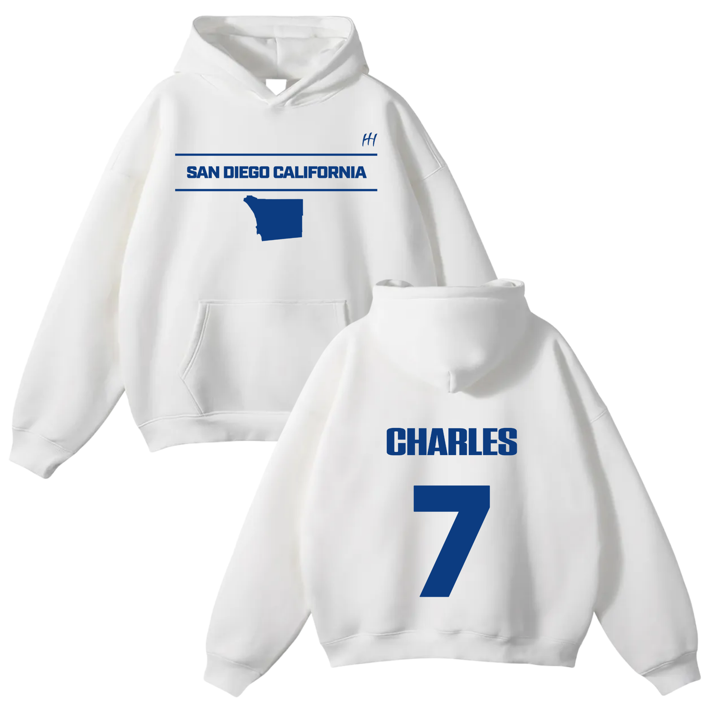 Charles Westbrook  Oversize Fleeced Hoodie