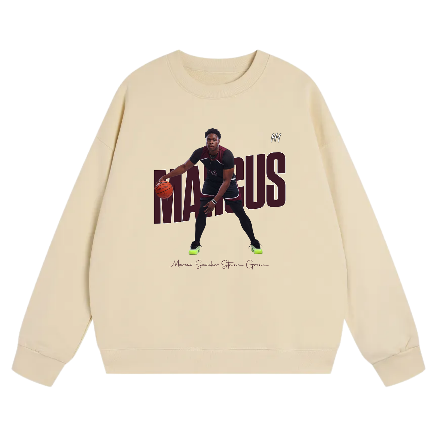 Marcus Sasuke-Steven Green Heavyweight Crewneck Sweatshirt
