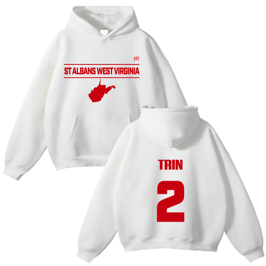 Triniti Austin-Russell Oversize Fleeced Hoodie