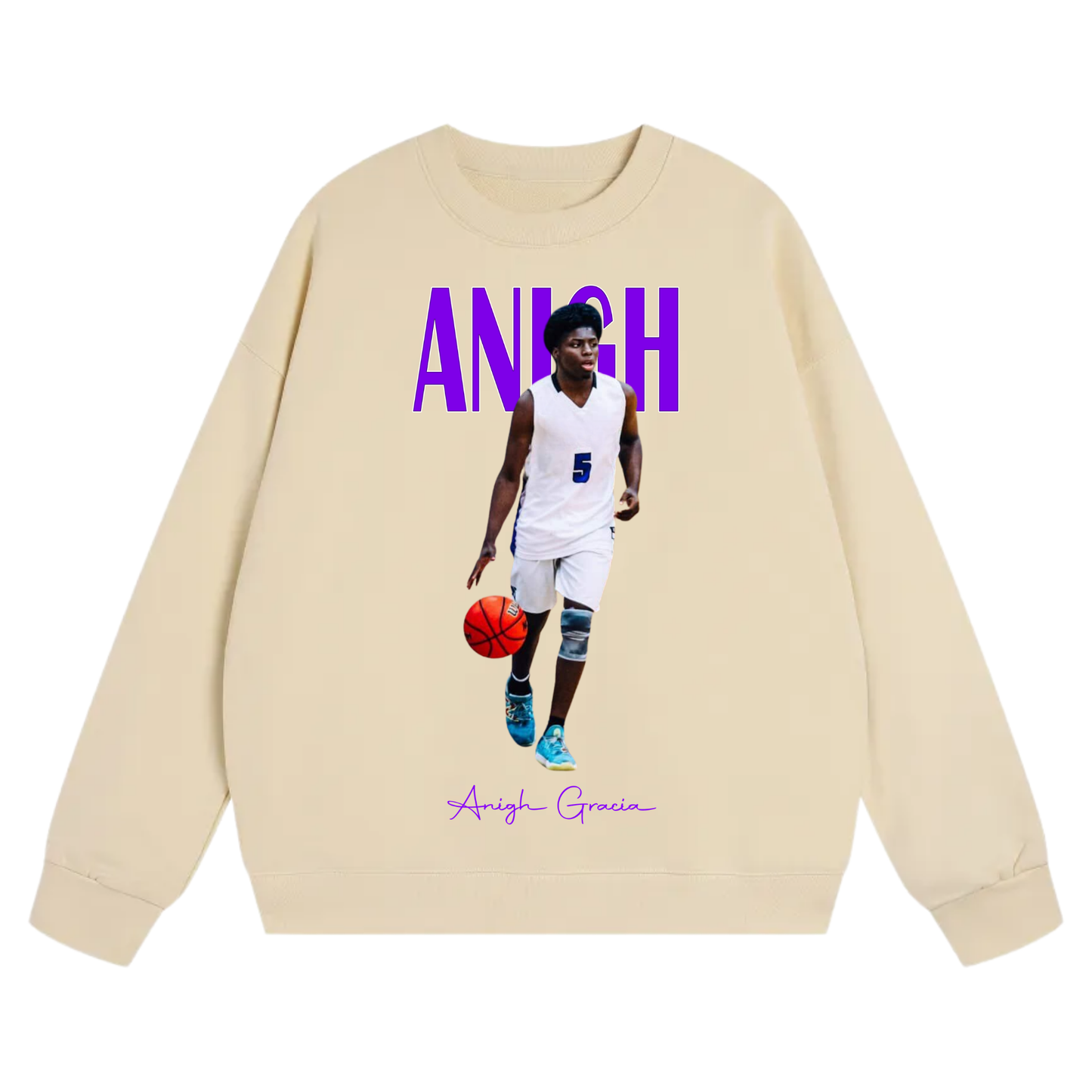 Anigh Gracia Heavyweight Crewneck Sweatshirt