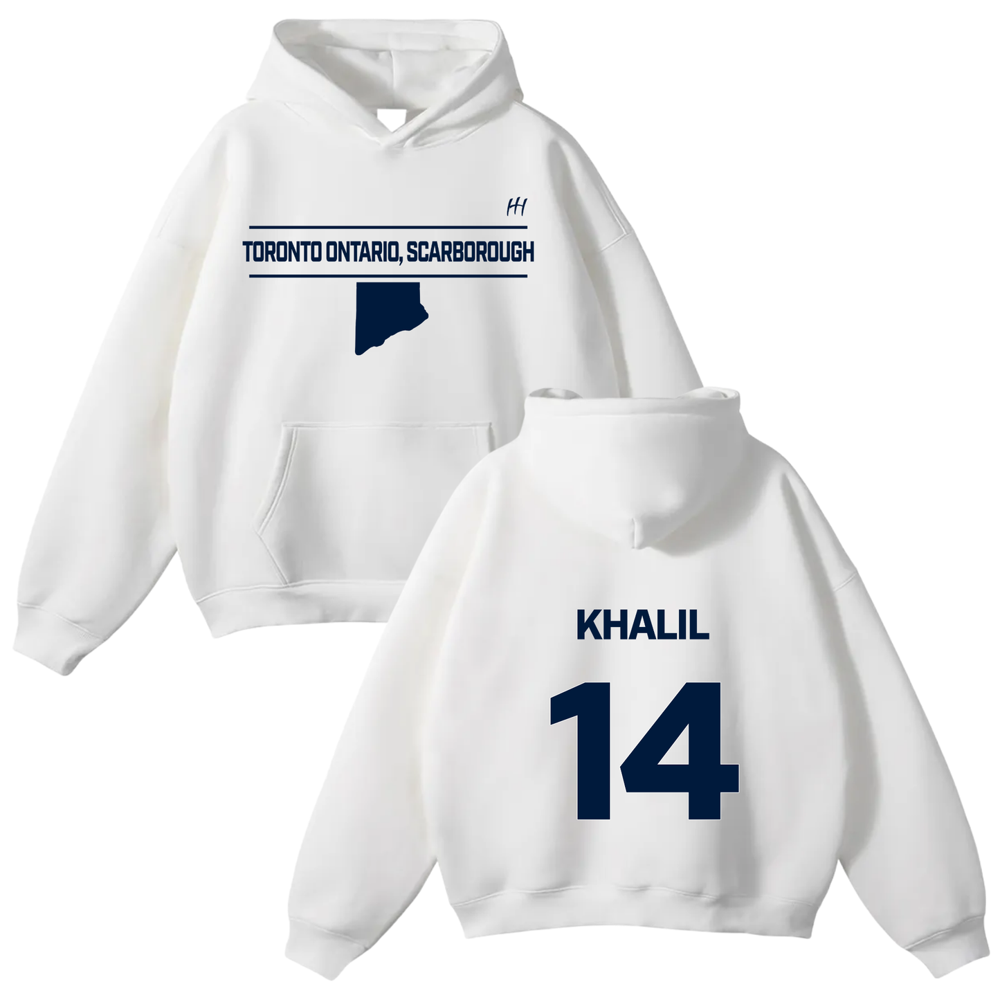Khalil Nathanial Kirk Patrick Miller Oversize Fleeced Hoodie