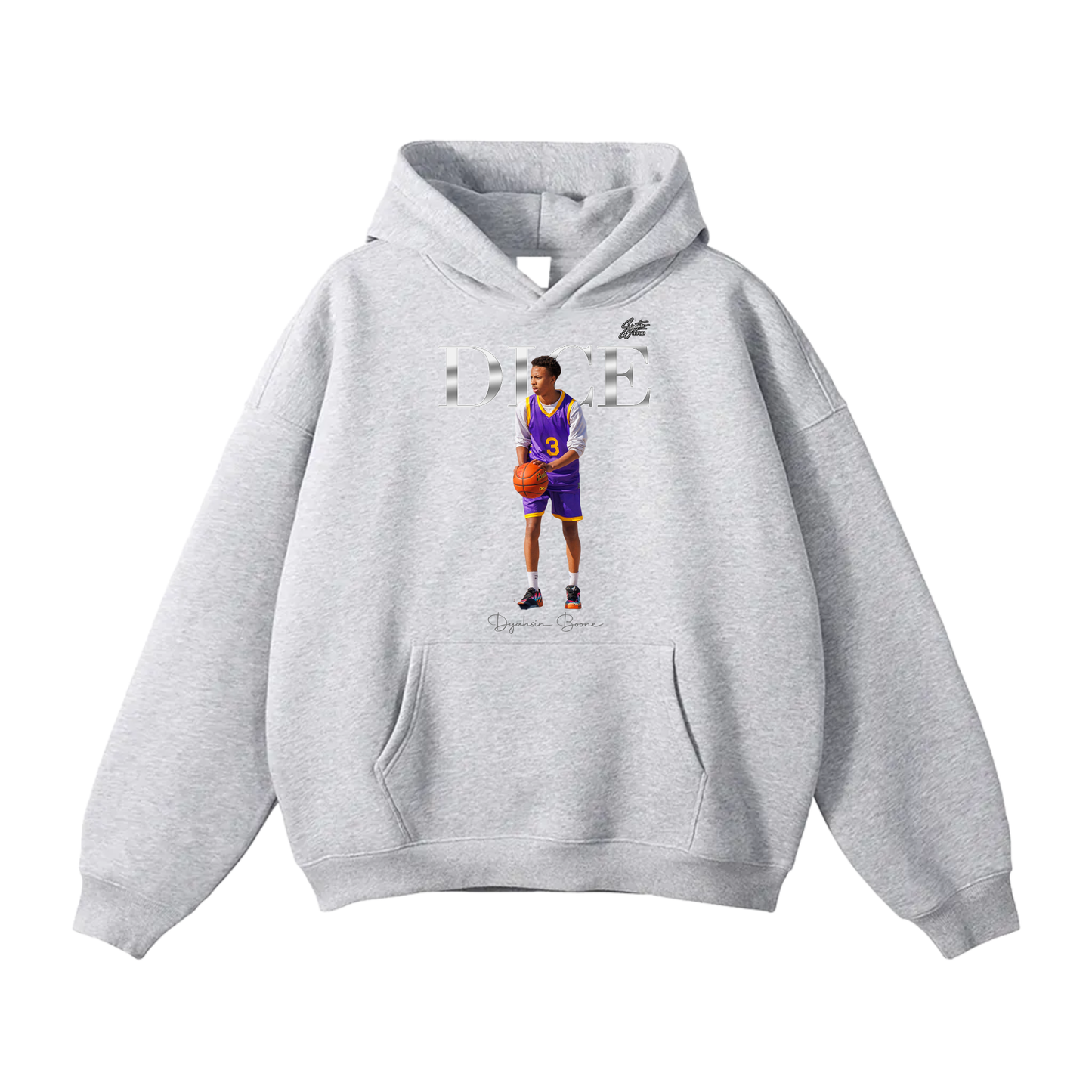 Dyahsin Boone Oversize Fleeced Hoodie