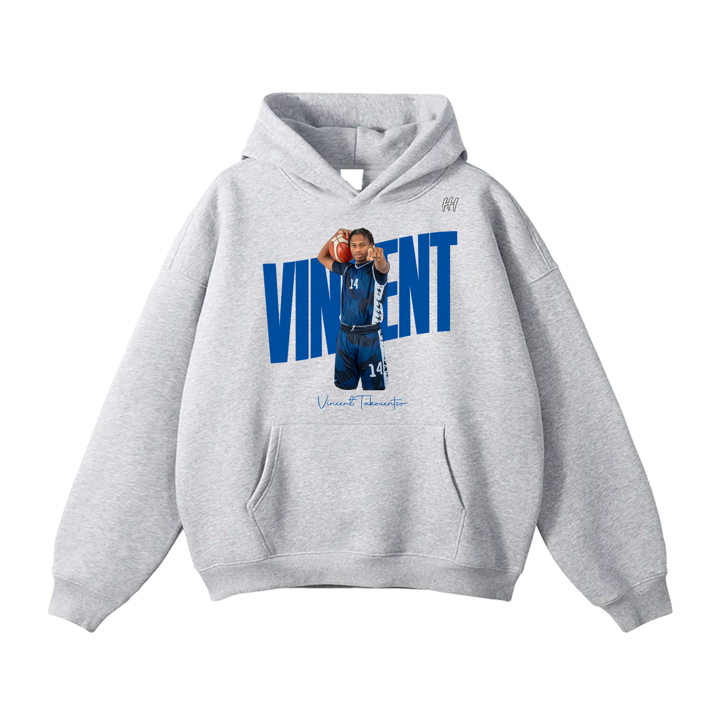 Vincent TAKOUENTSO Oversize Fleeced Hoodie