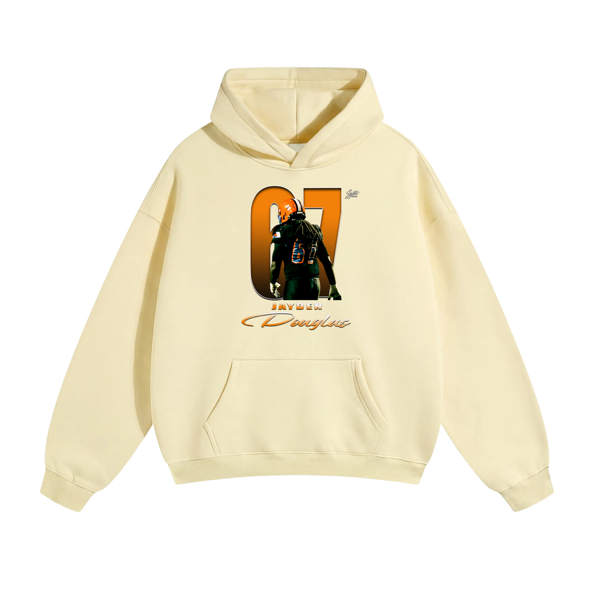 Jayden Douglas Oversize Fleeced Hoodie