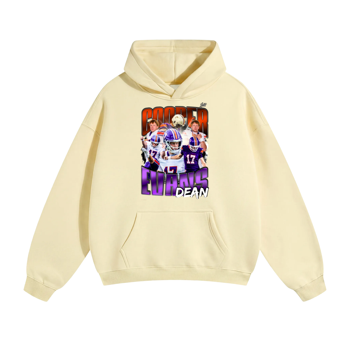 Cooper Evans Oversize Fleeced Hoodie