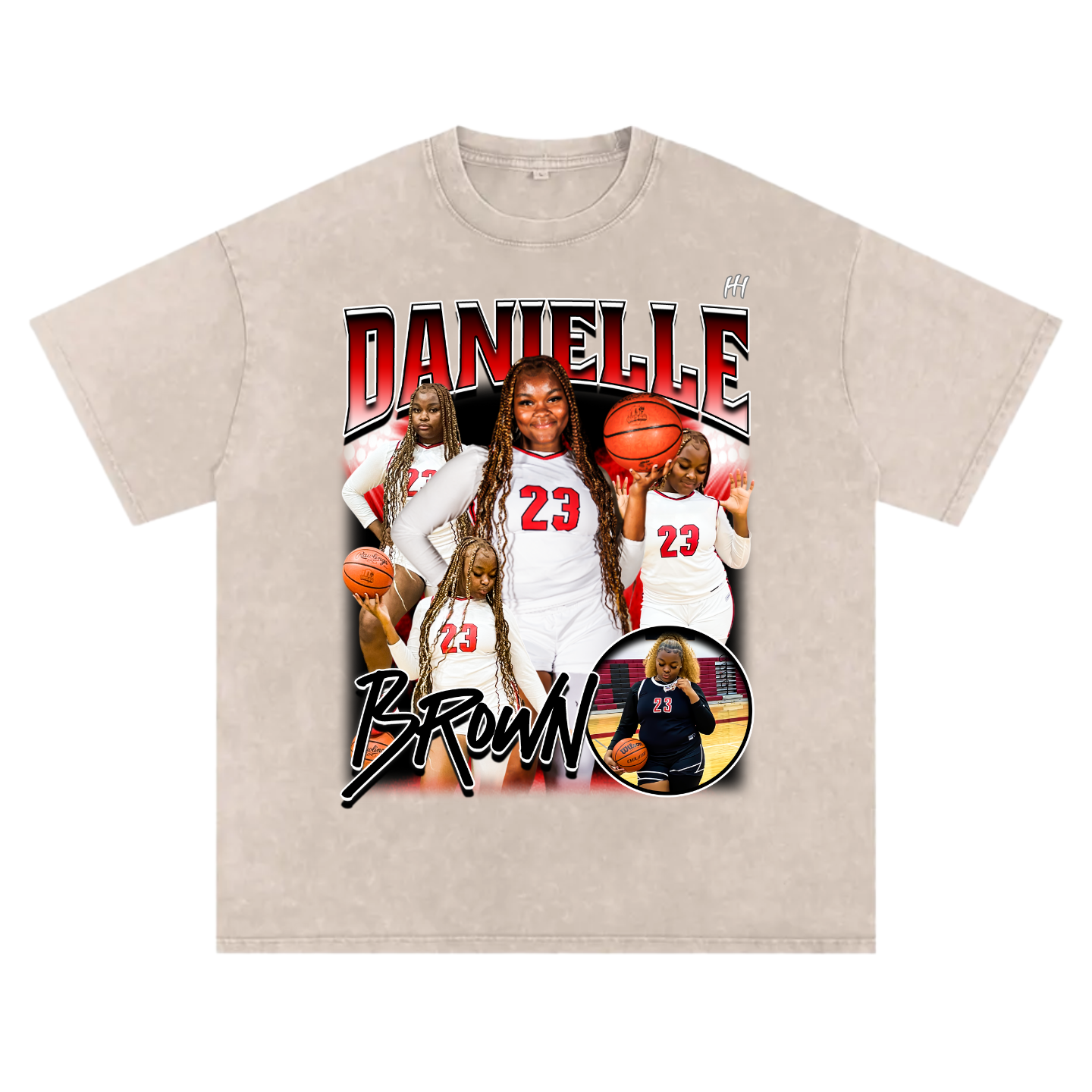 Danielle Brown Heavyweight Oversized T-shirt