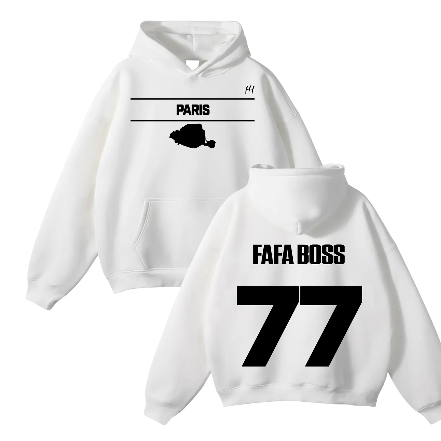 Pharel Bonne-Tirolien Oversize Fleeced Hoodie