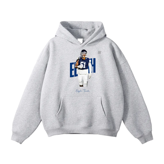 Elijah Trench Oversize Fleeced Hoodie