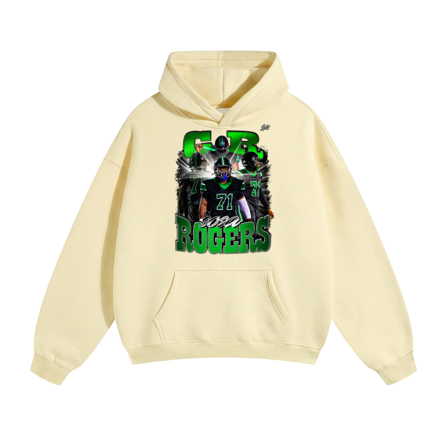 C.R Rogers Oversize Fleeced Hoodie