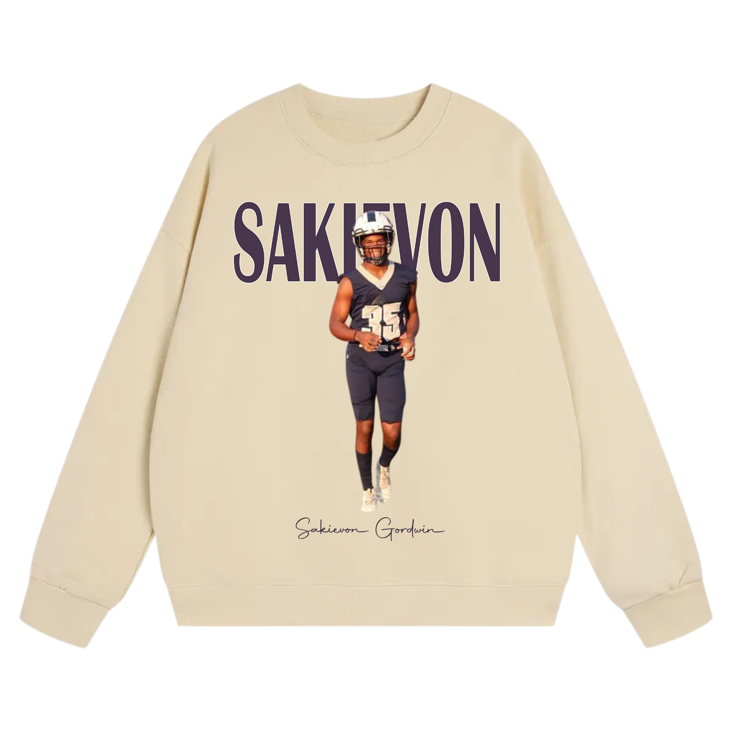 Sakievon Gordwin Heavyweight Crewneck Sweatshirt