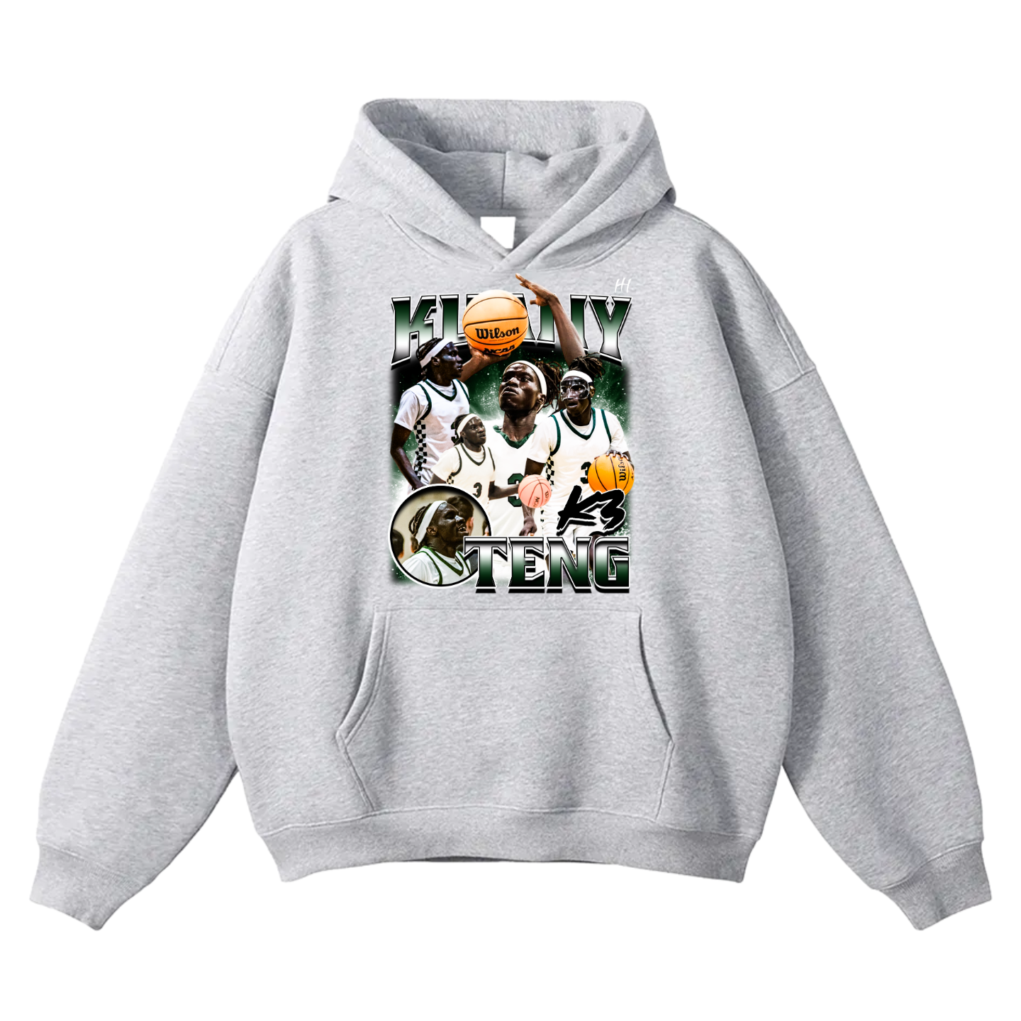 Kuany Teng Oversize Fleeced Hoodie