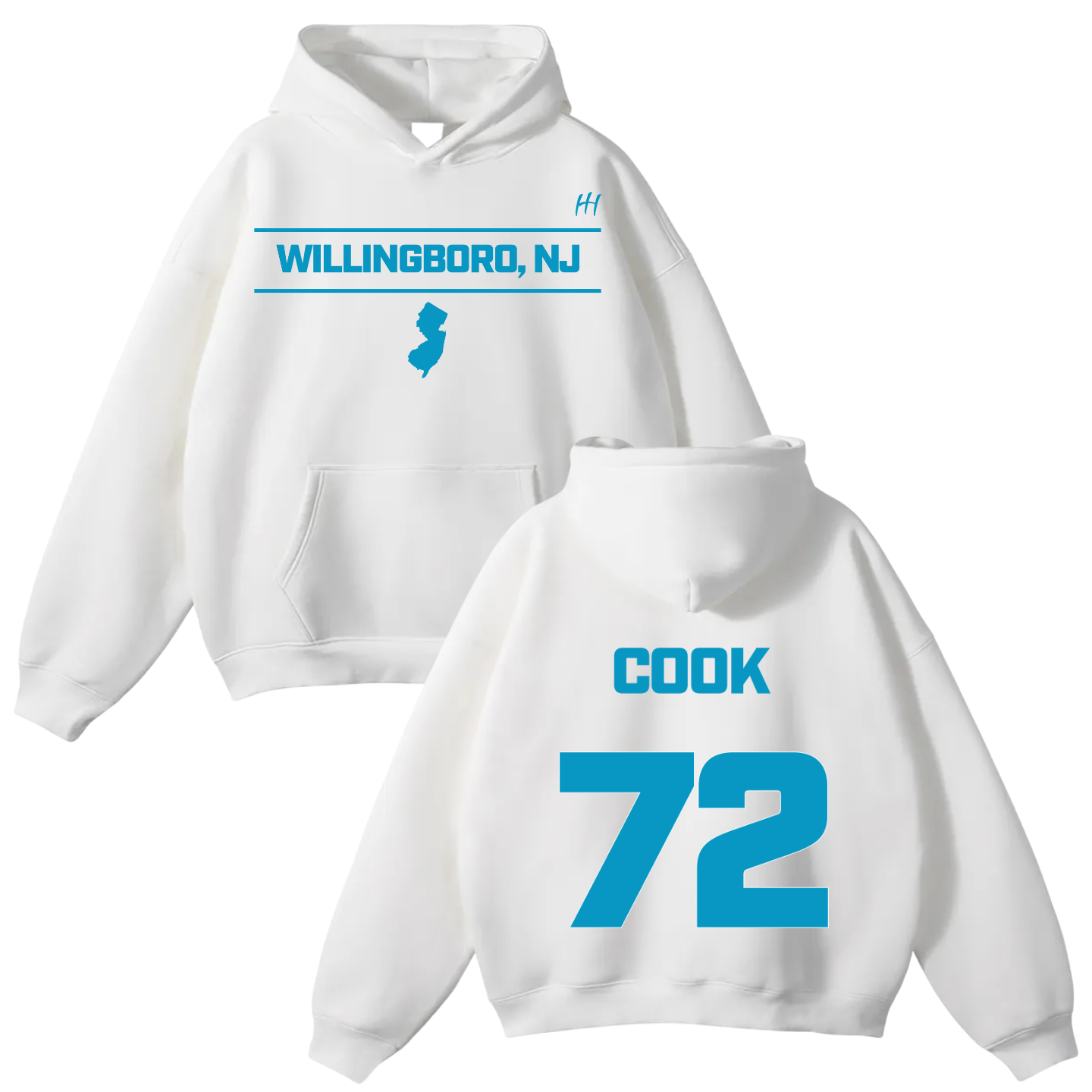 Zay Cook Oversize Fleeced Hoodie