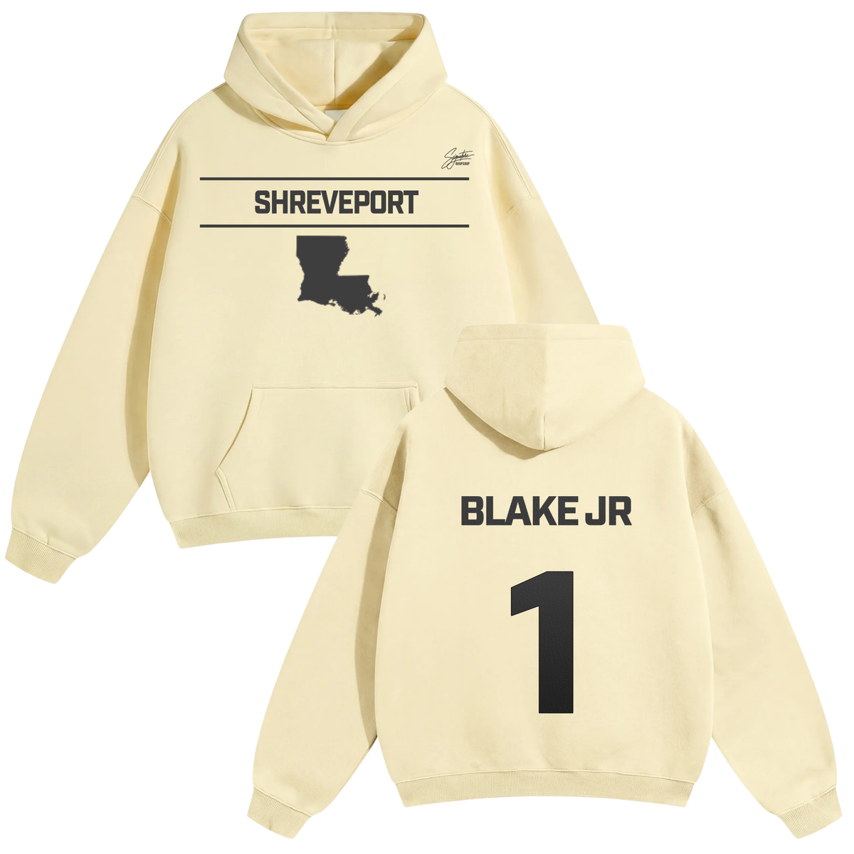 Vincent Blake Jr Oversize Fleeced Hoodie
