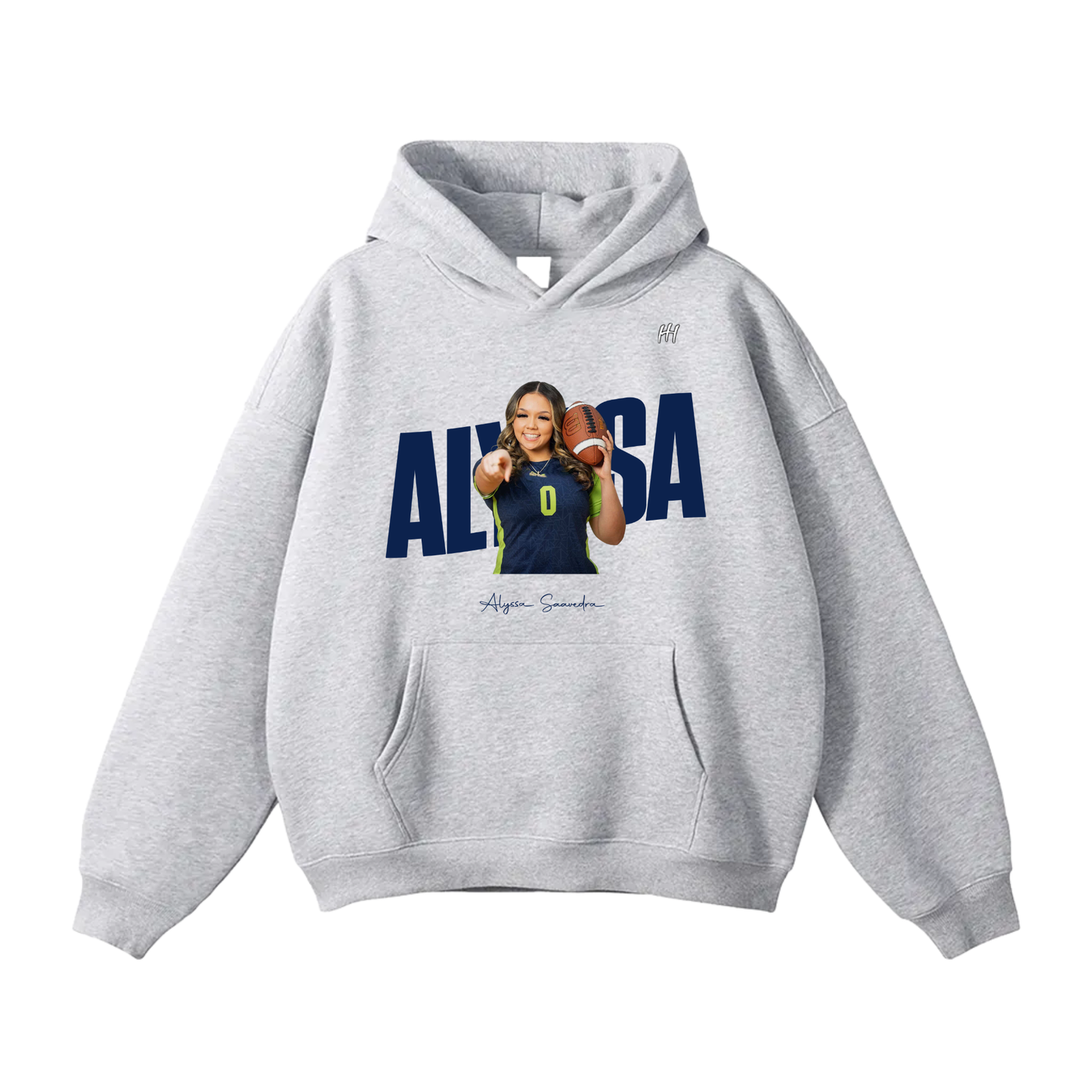 Alyssa Saavedra Oversize Fleeced Hoodie