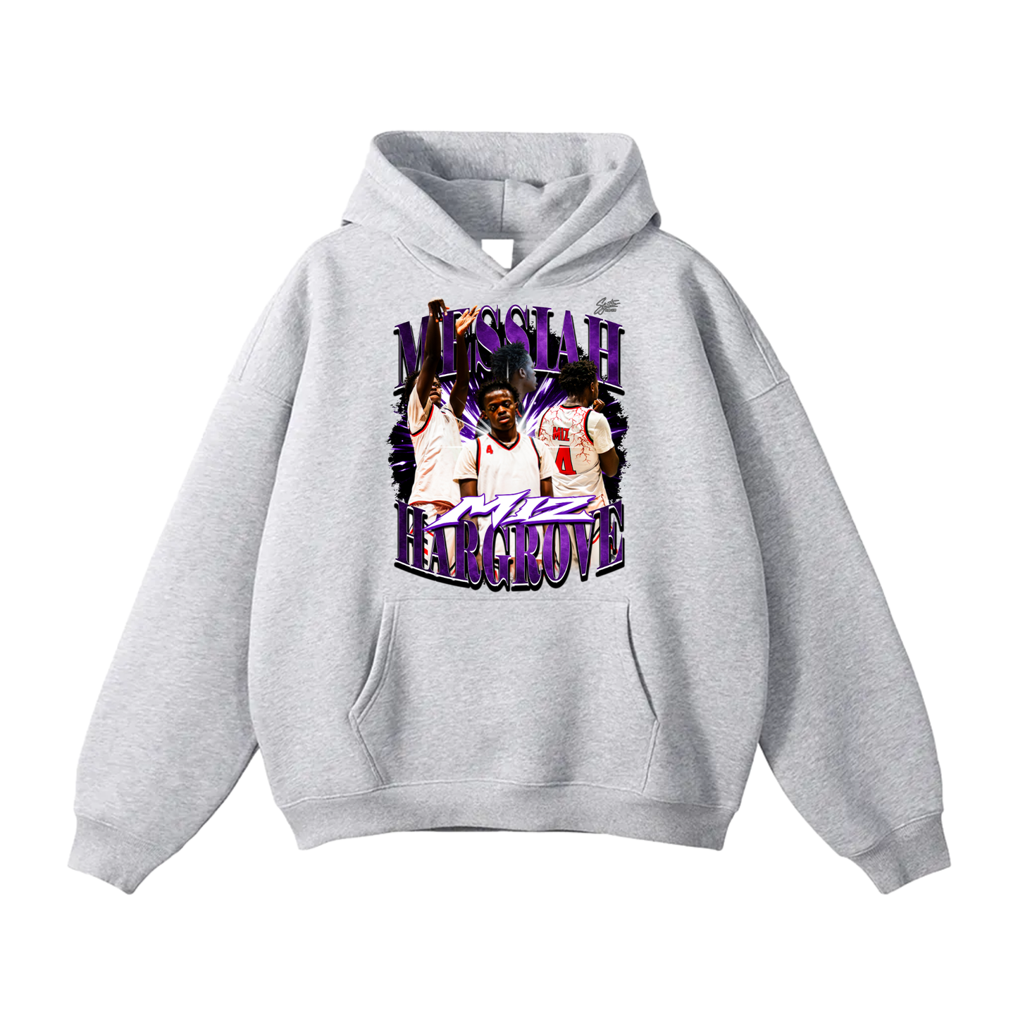 Messiah Hargrove Oversize Fleeced Hoodie