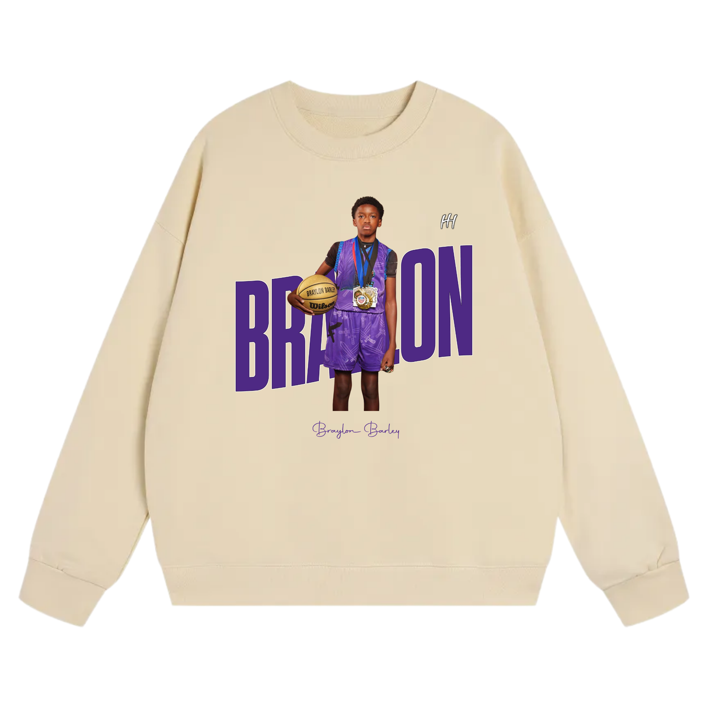 Braylon Barley Heavyweight Crewneck Sweatshirt