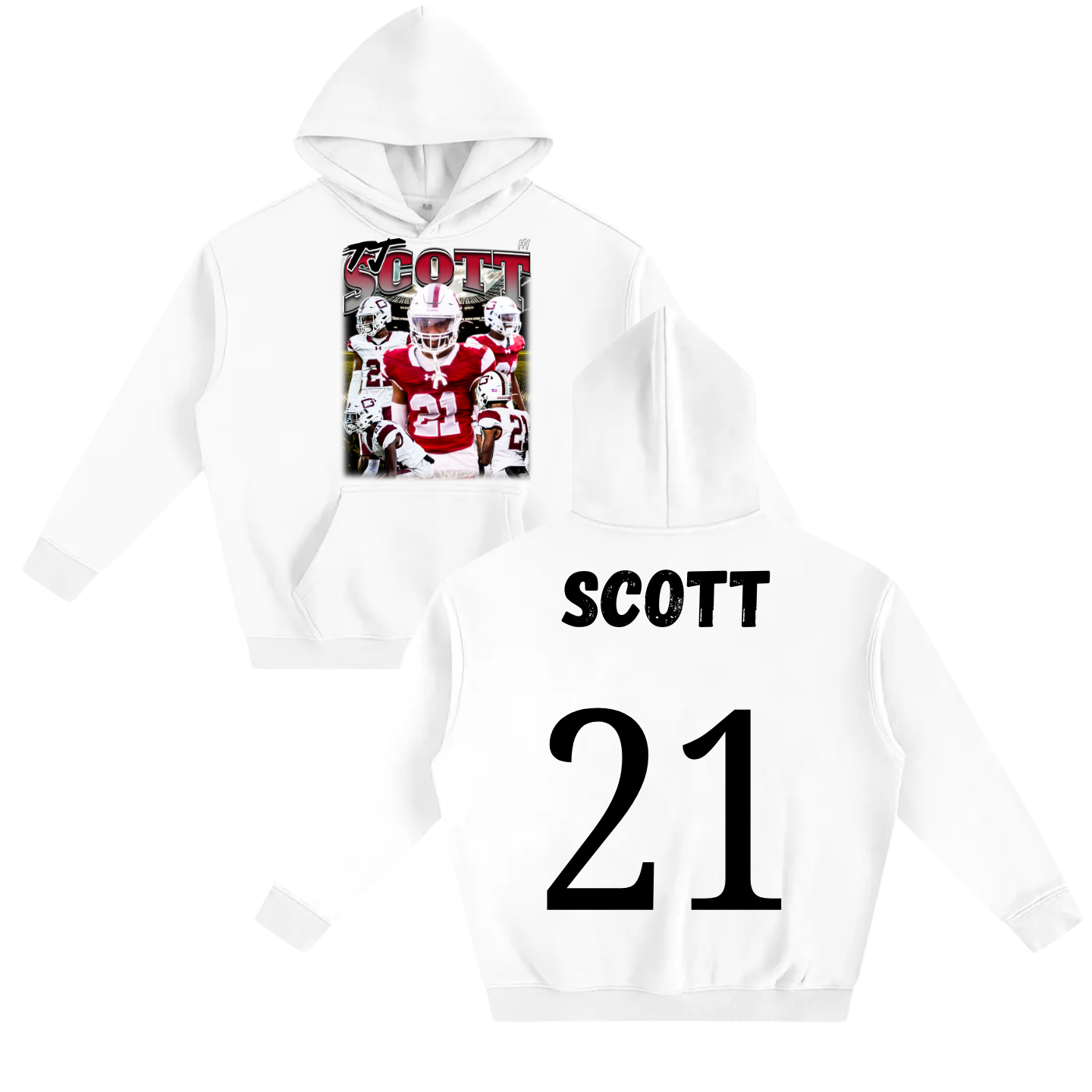 TJ Scott Oversize Fleeced Hoodie