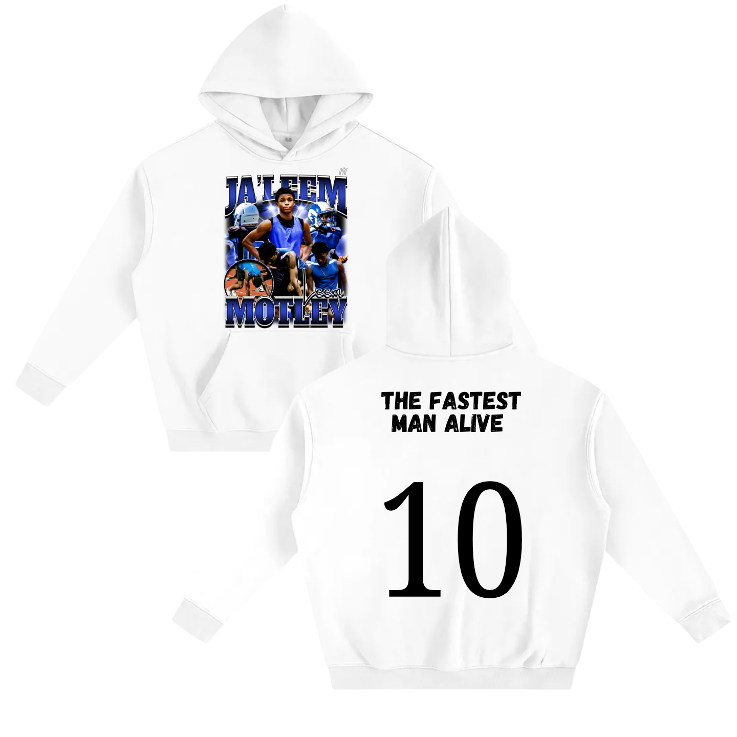 Ja’Leem Motley Oversize Fleeced Hoodie