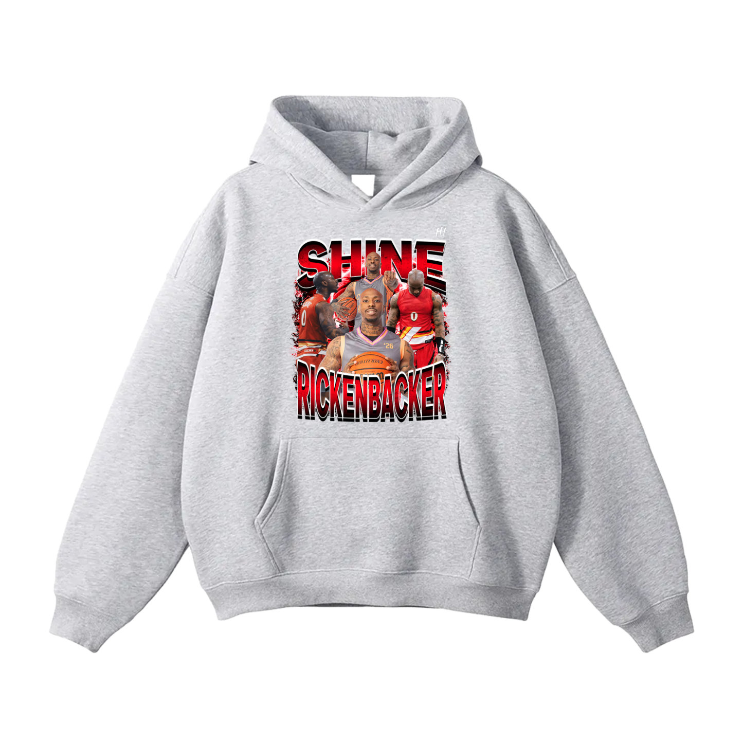 Shine Rickenbacker Oversize Fleeced Hoodie