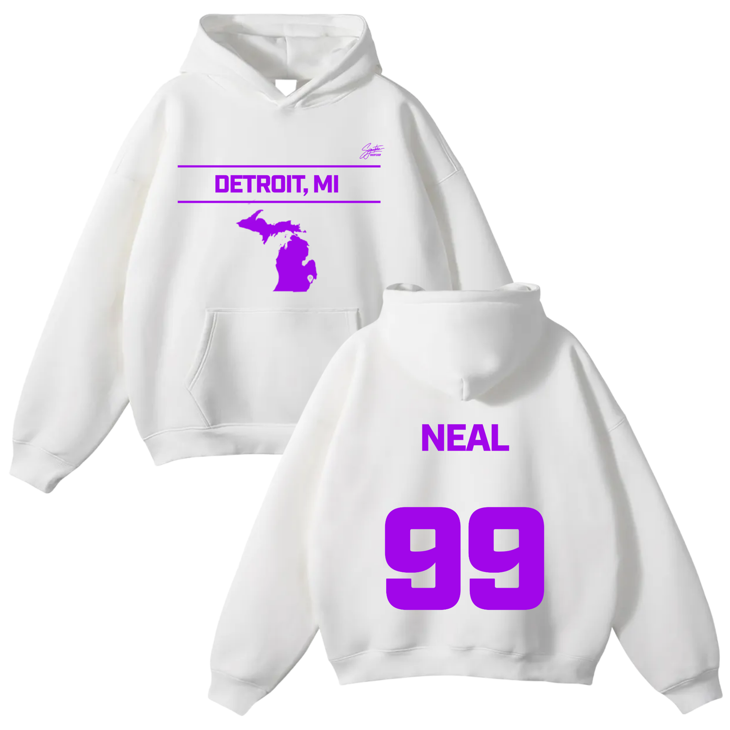 Gavyn Neal Oversize Fleeced Hoodie
