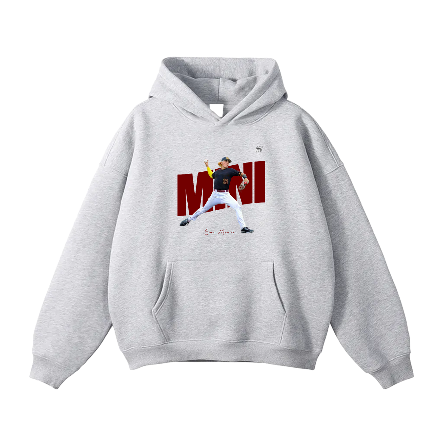 Evan Minnick Oversize Fleeced Hoodie