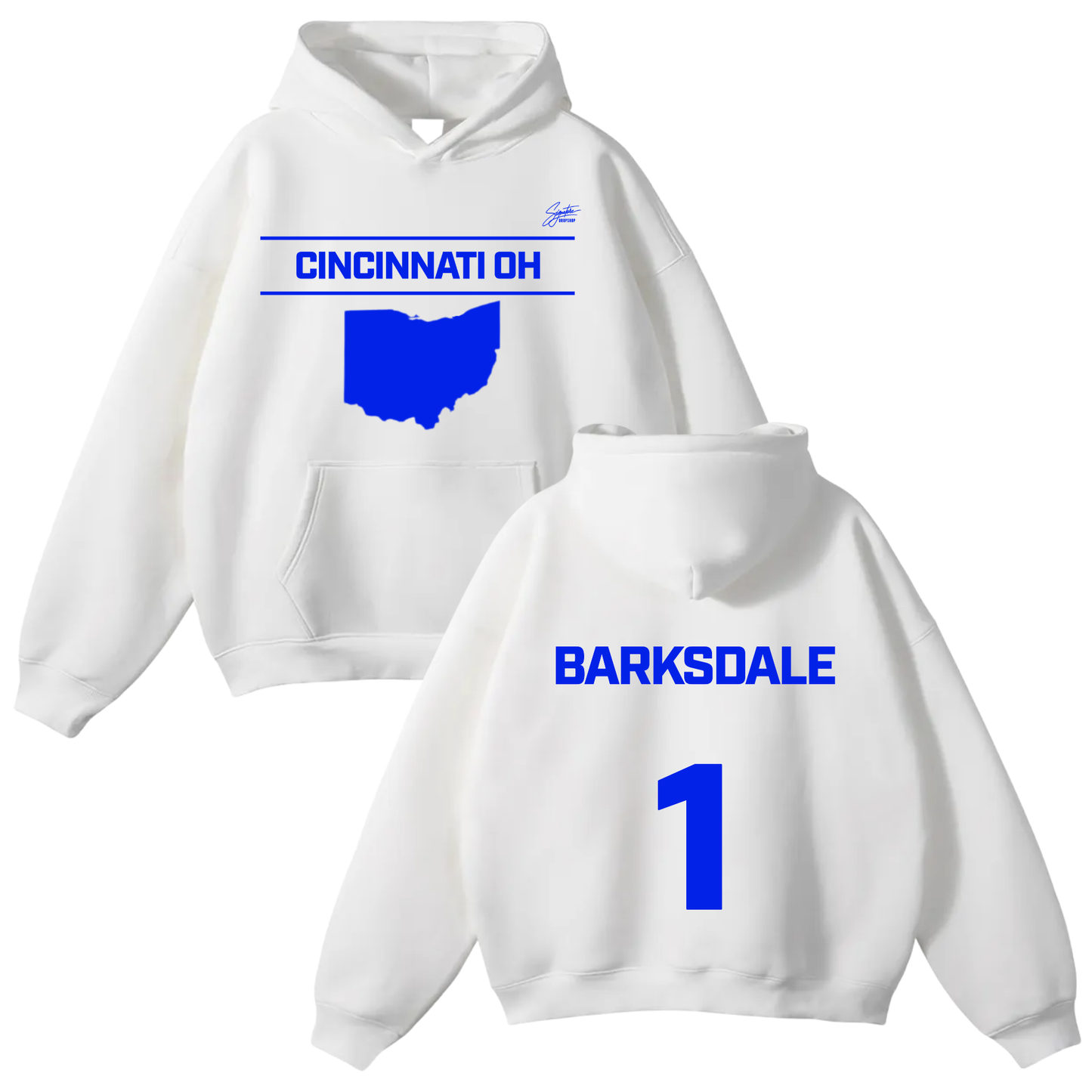 Sarvell Barksdale Oversize Fleeced Hoodie