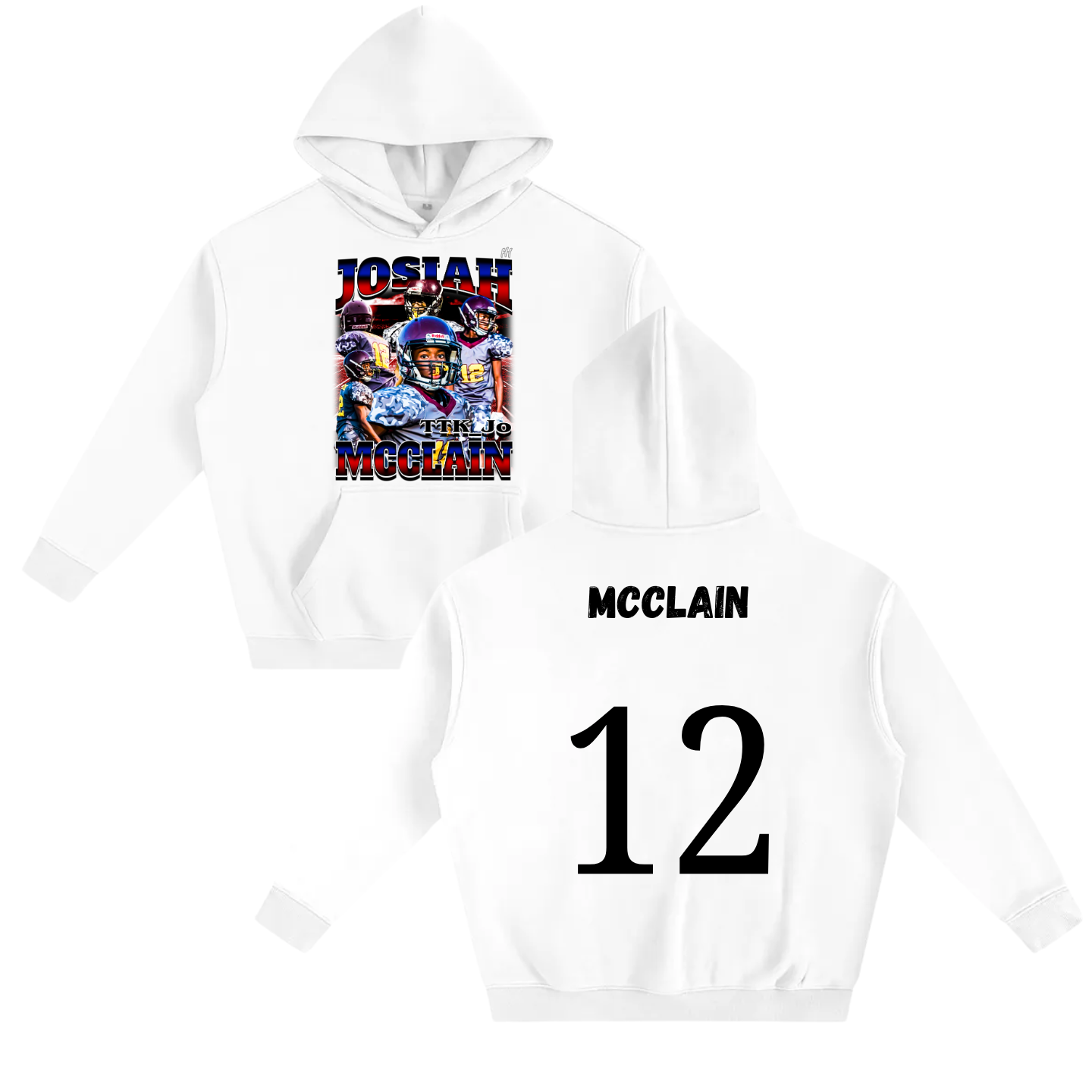 Josiah Mcclain Oversize Fleeced Hoodie