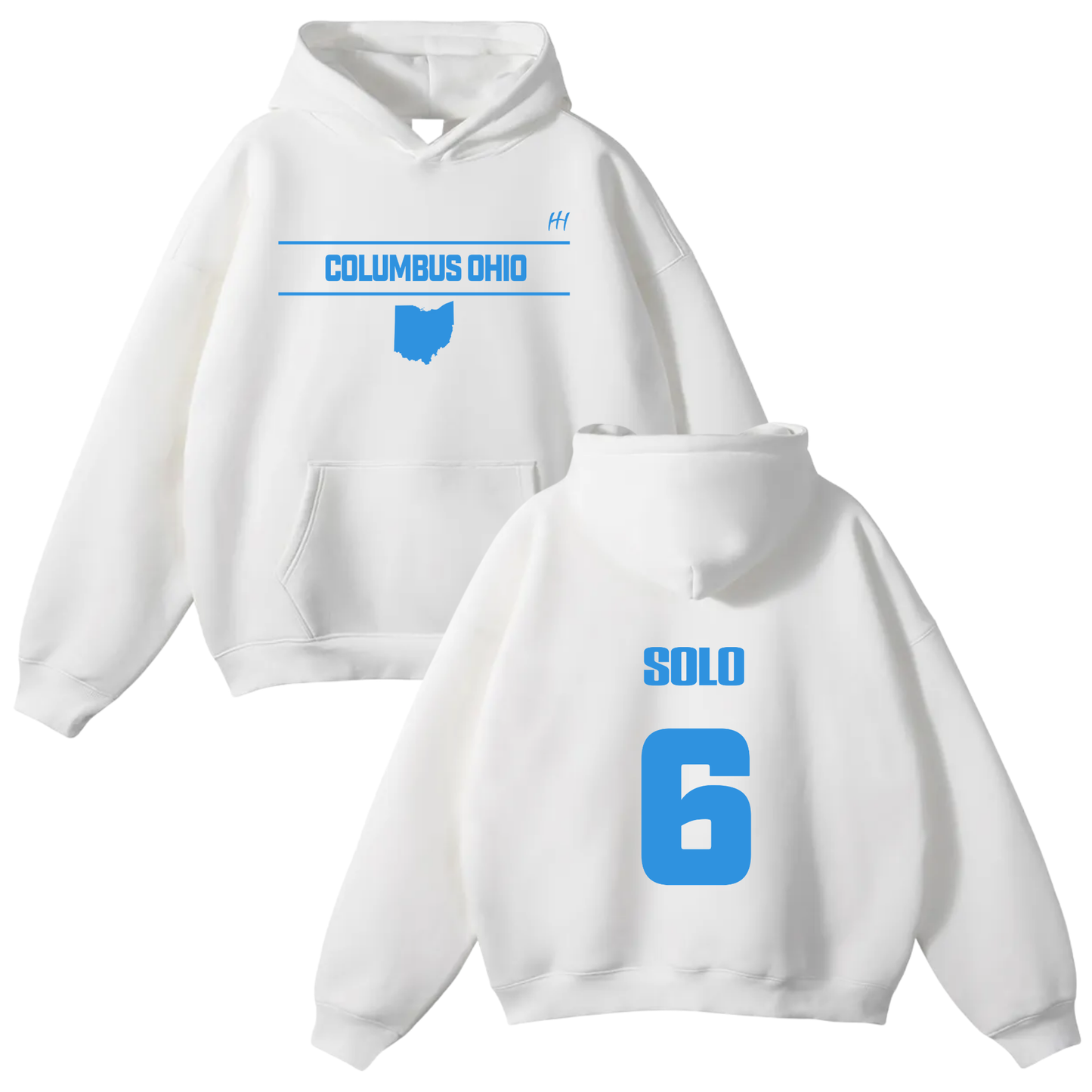 Solomon Mohamed Oversize Fleeced Hoodie